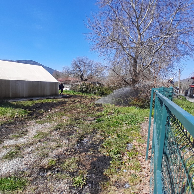 Yeşilyurt Maşat'ta otluk yangını