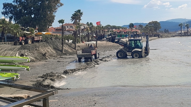 Akyaka sahili yaz sezonuna hazırlanıyor