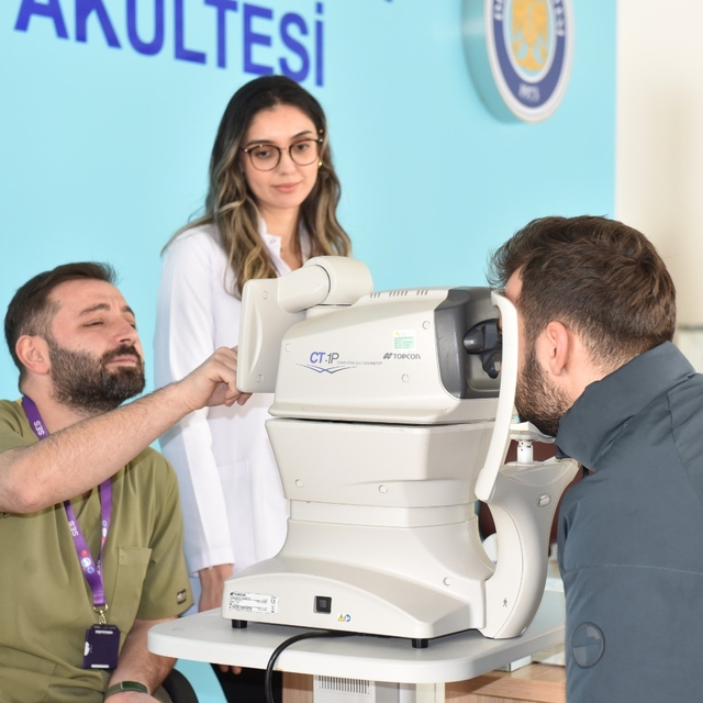 Dünya Glokom Gününde ücretsiz göz tansiyonu ölçümü yapıldı