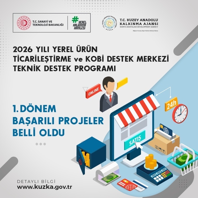 Teknik destek programının 1. dönem başarılı orojeleri açıklandı