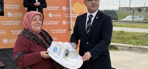 Tekirdağ'da arıcılara malzeme desteği