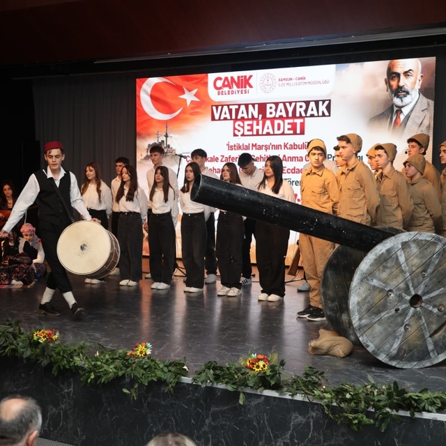 Canik Belediyesi'nden 'Vatan, Bayrak, Şehadet' programı