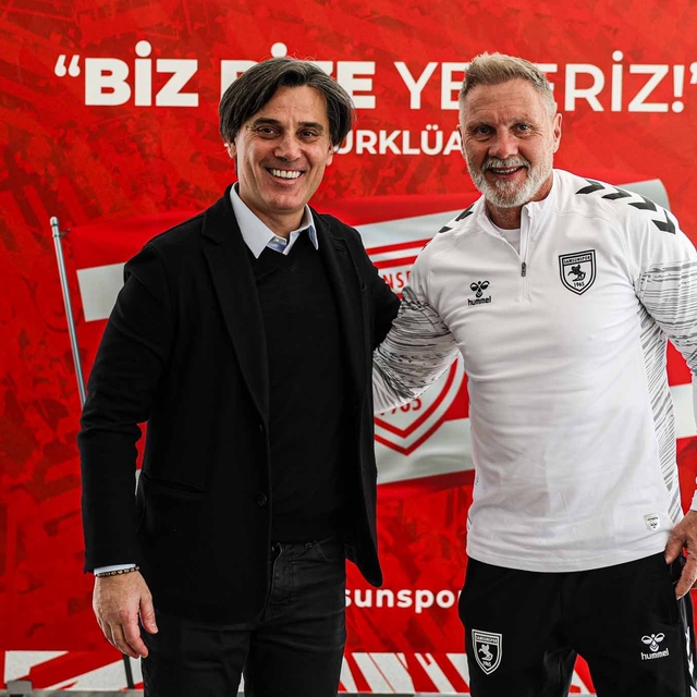 A Milli Takım Teknik Direktörü Montella'dan Samsunspor'a ziyaret