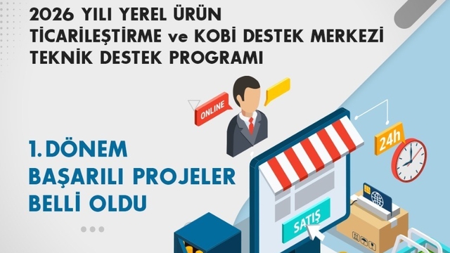 Teknik destek programının 1. dönem başarılı orojeleri açıklandı