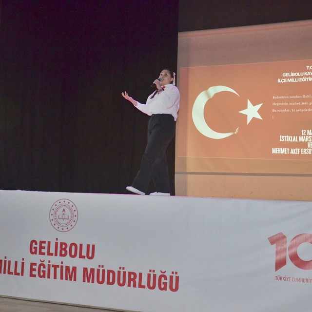Gelibolu'da İstiklal Marşı'nın Kabulü ve Mehmet Akif Ersoy'u Anma Günü etki...