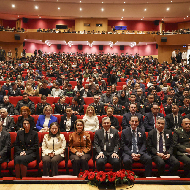 Antalya'da İstiklal Marşı'nın kabulünün yıldönümü kutlandı