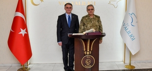Kara Kuvvetleri Komutanı Orgeneral Tokel, Van Valisi Balcı'yı ziyaret etti