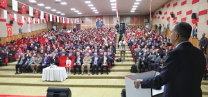 Ağrı'da İstiklal Marşı'nın kabulünün 105. yıl dönümü dolayısıyla program dü...