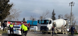 Kahramanmaraş'ta beton mikseri ile çarpışan motosikletin sürücüsü öldü