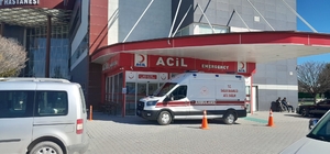 Karapınar'da motosikletin çarptığı yaya yaralandı