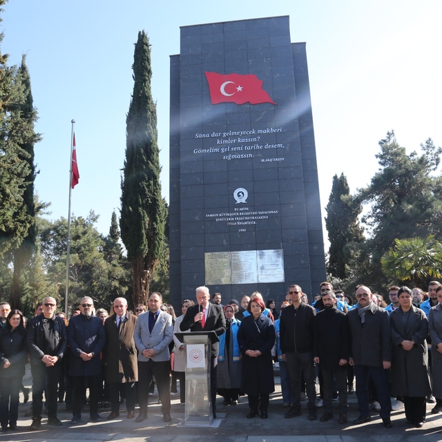 Samsun'da şehit mezarlarının bakım ve onarımı için çalışma başlatıldı