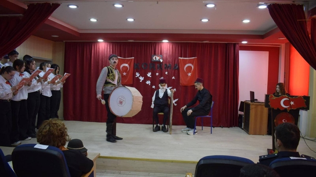 Ağlı'da İstiklal Marşı'nın kabulünün yıl dönümü kutlandı