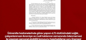 MHP’li Ersoy, üniversite hastanelerindeki mali sorunları TBMM gündemine taşıdı