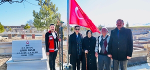 Kayseri’de bayram öncesi şehit kabirlerine anlamlı ziyaret