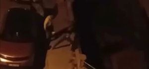 İki grup arasındaki yumruklu kavga kamerada