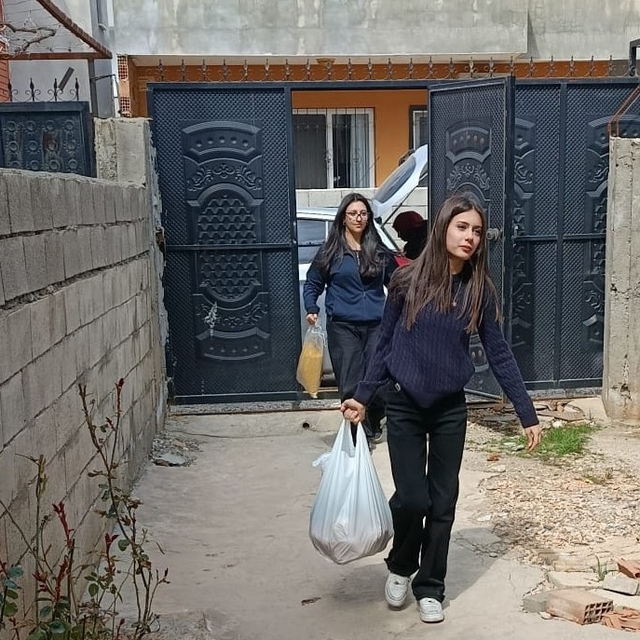 Öğrencilerden örnek dayanışma projesi: "Bir sınıf, bir aile"