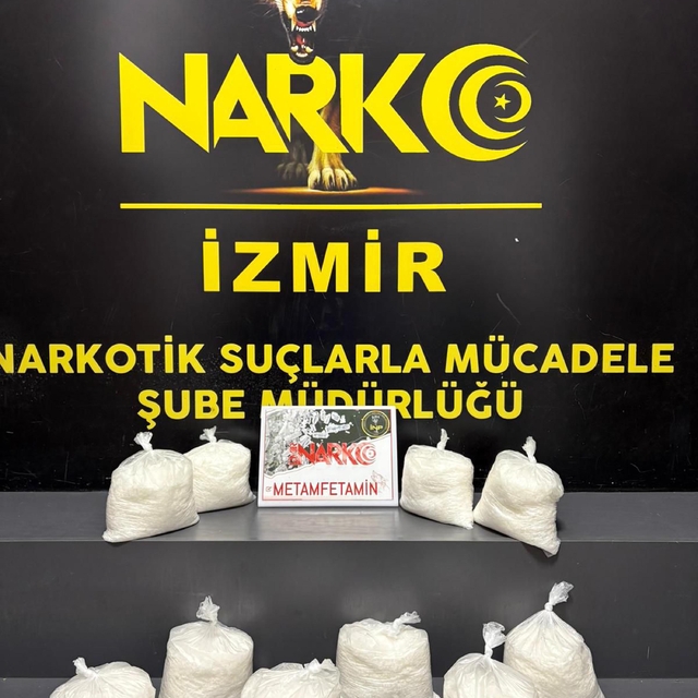 Kargo firmasına operasyon; 9 kilo metamfetamin ele geçirildi