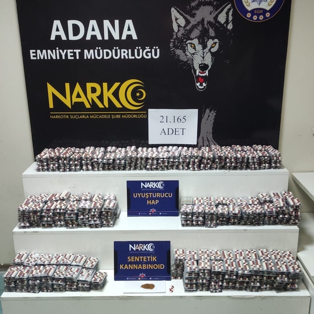 Adana'da uyuşturucu operasyonunda yakalanan 2 zanlı tutuklandı