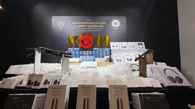 Kahramanmaraş'ta uyuşturucu ve kaçakçılık operasyonu: 1 tutuklama