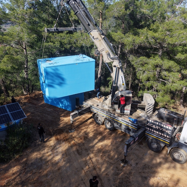 MUSKİ'den Menteşe Gevenes Mahallesine yeni içme suyu deposu