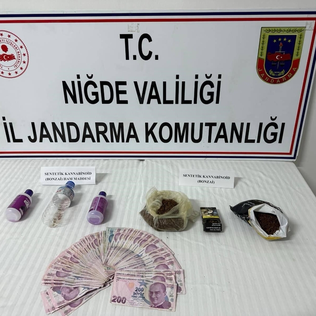 Niğde'de uyuşturucu operasyonu: 1 gözaltı