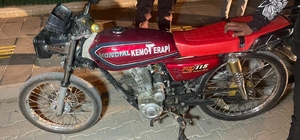 Karaman'da 5 motosiklet parası ceza yiyen sürücünün rahatlığı pes dedirtti...