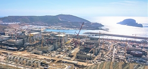 Akkuyu NGS’nin 4’üncü Güç Ünitesi’nde reaktör şaftının yapısal bileşeni monte edildi