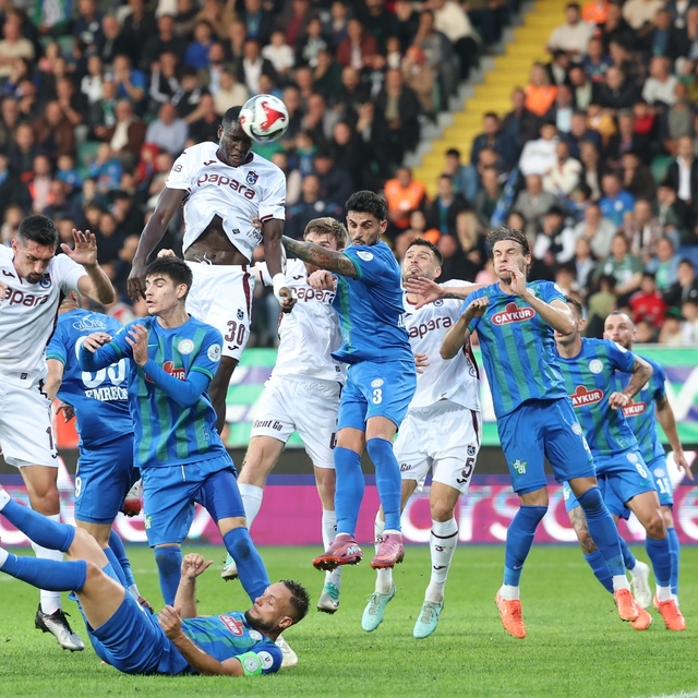 Trabzonspor ile Çaykur Rizespor 48'inci randevuda