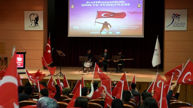 KBÜ'de "Kahramanlık Şiir ve Türküleri" programı düzenlendi
