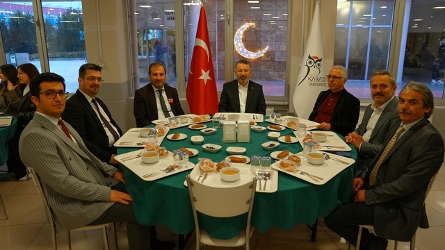 KBÜ'de "Mehmet Âkif Ersoy ve İstiklal Marşı İftarı" programı düzenlendi