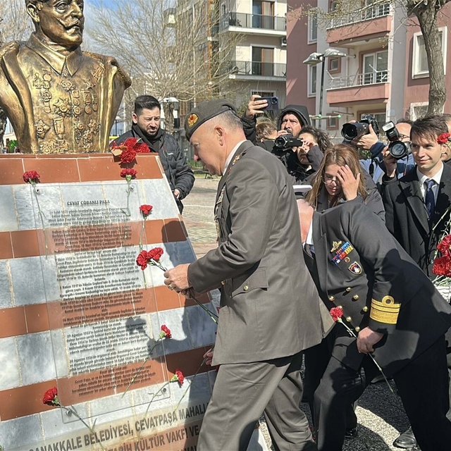 Çanakkale Savaşları kahramanı Cevat Paşa törenle anıldı
