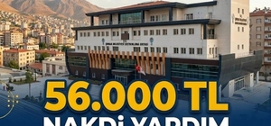 Şırnak Belediyesinden ailelere 56 bin lira destek