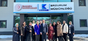 TOBB Erzurum kadın girişimciler kurulu icra toplantısı KOSGEB'te yapıldı