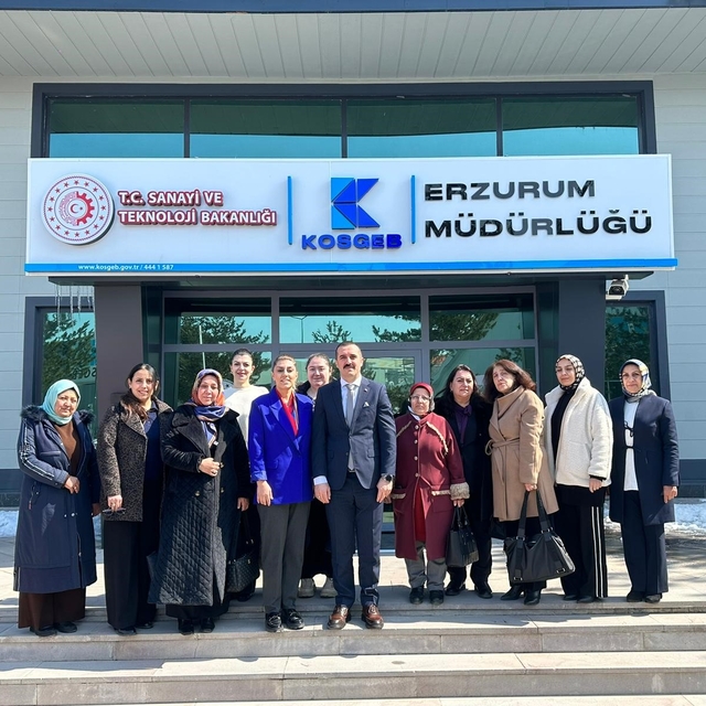 TOBB Erzurum kadın girişimciler kurulu icra toplantısı KOSGEB'te yapıldı