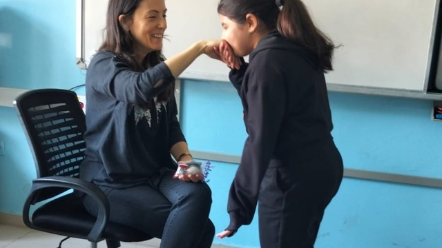 Okulda bayram geleneği yaşatıldı