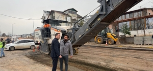 Başiskele'de üstyapı çalışmaları sürüyor