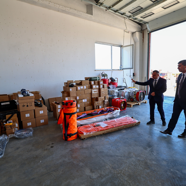 Burdur İtfaiye Müdürlüğüne 2 bin 950 yeni araç ve ekipman kazandırıldı