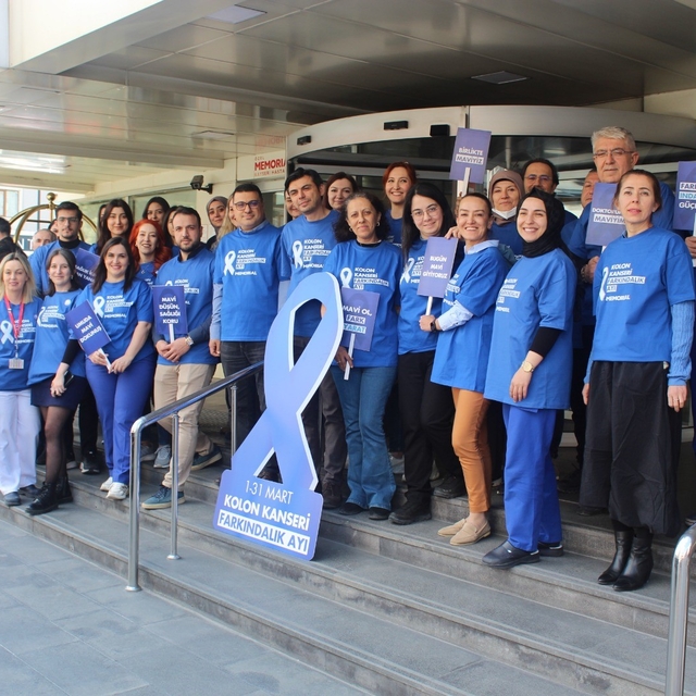 Dünyada en sık görülen 3. kanser türüne mavi tişörtlerle dikkat çektiler
Ge...