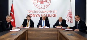 Karapınar'a yapılacak anaokulunun protokolü imzalandı