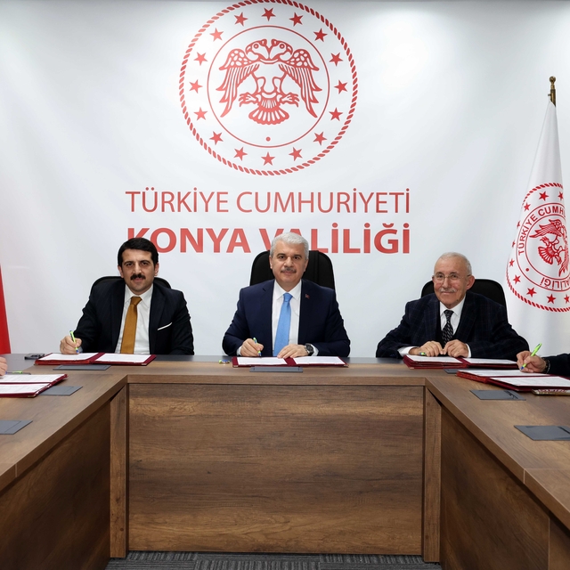 Karapınar'a yapılacak anaokulunun protokolü imzalandı