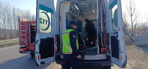 Otomobil, TIR’a arkadan çarptı: 1 yaralı