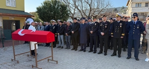 Ayvacık'ta Kıbrıs gazisi Çatkın son yolculuğuna uğurlandı