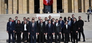 Tarihi Alan Başkanlığı heyetinden Anıtkabir ziyareti