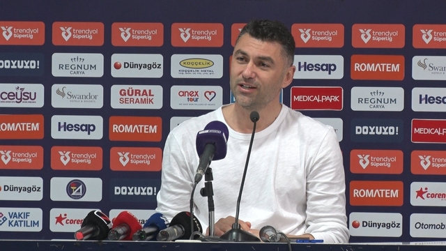 Burak Yılmaz: "Rakibimizi çok iyi analiz ettiğimizi düşünüyorum"
Gaziantep FK Teknik Direktörü Burak Yılmaz:
"Antalyaspor'a bu zorlu periyotta başarılar diliyorum"