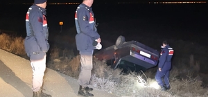 Otomobil şarampole takla attı: 1 yaralı