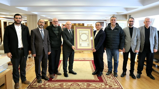 Ebu İshak Vakfı'ndan Başkan Sekmen'e Anlamlı Ziyaret