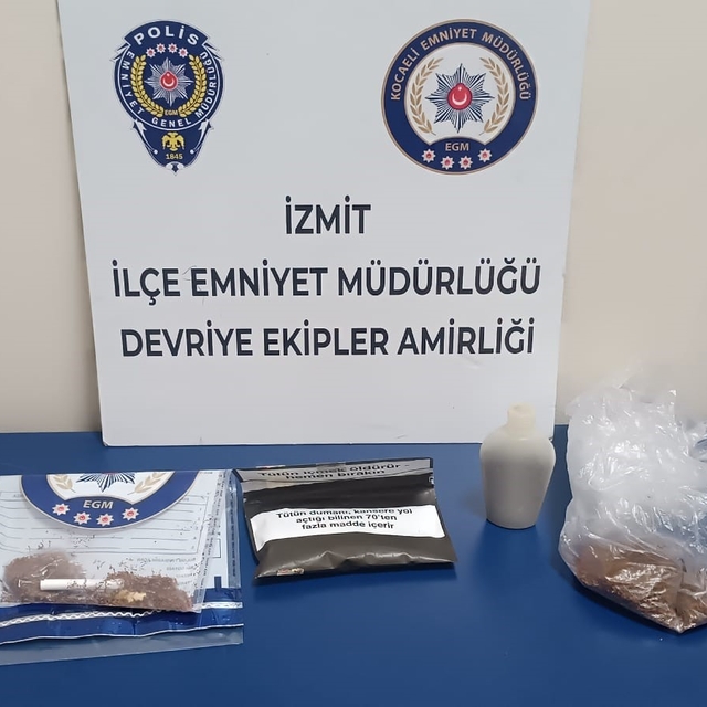 Üst aramasında narkotik madde ele geçirildi