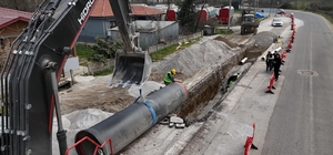 Düzce tarihinin en büyük yatırımı başladı 40 yıllık hatlar çelik borularla yenileniyor