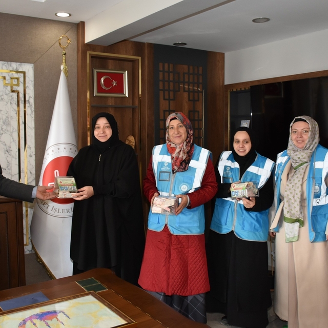 Bilecik'te öğrencilerden Filistin'e destek