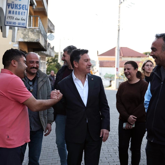 Başkan Aras Bafa'da halkla buluştu